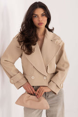 Coat model 222558 Rue Paris - beige / one-size-fits-all