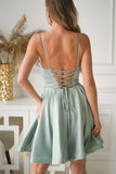  Short dress model 224303 Bicotone 