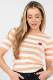  Short sleeve sweater model 224321 Factory Price 