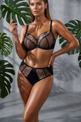 Brazilian style panties model 224360 Gorsenia Lingerie - black / s