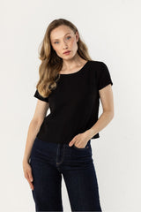 Blouse model 225338 awama - black / s
