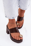  Heeled sandals model 225376 Step in style 