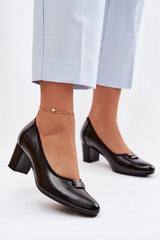 Block heel pumps model 227171 Step in style - black / 37