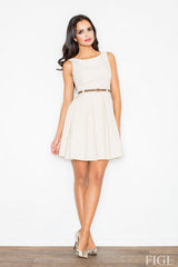 60s-Inspired Elegant Dress in Trendy Versatile Colors - beige / XL