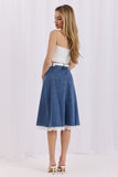  denim skirt model 228024 Factory Price 