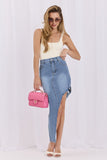 denim skirt model 228026 Factory Price 
