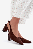  Block heel pumps model 230728 Step in style 