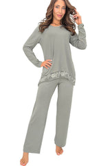 Pyjama model 230830 Donna - green / s