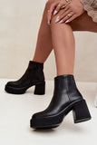  Platform boots model 230924 Step in style 