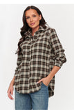  Long sleeve shirt model 231012 Makadamia 