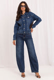  Denim jacket model 231366 Italy Moda 