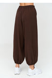  Harem trousers model 231996 Makadamia 