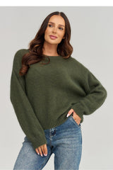 Jumper model 232009 Makadamia - green / one-size-fits-all