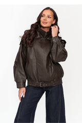 Jacket model 232044 Makadamia - brown / one-size-fits-all