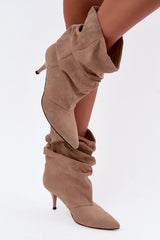 Heel boots model 232066 Step in style - beige / 36