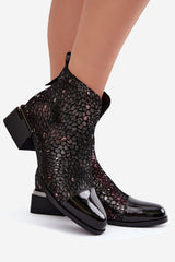 Heel boots model 232084 Step in style - brown / 36