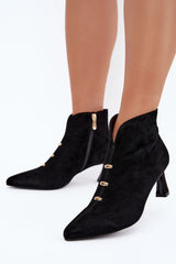 Heel boots model 232085 Step in style - black / 36