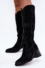 Heel boots model 232094 Step in style - black / 36