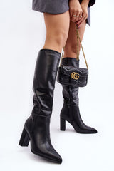 Heel boots model 232105 Step in style - black / 36