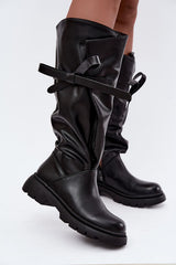 Thigh-Hight Boots model 232108 Step in style - black / 36