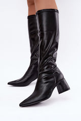 Heel boots model 232112 Step in style - black / 36