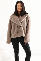 Jacket model 232255 Factory Price - beige / M/L