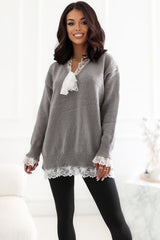 Jumper model 232263 Factory Price - grey / S/M