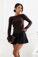 Jumper model 232276 Factory Price - brown / S/M