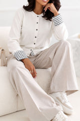 Cardigan model 232278 Factory Price - beige / S/M