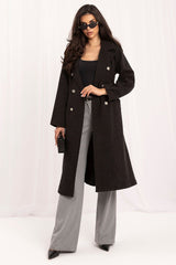 Coat model 232416 Rue Paris - grey / one-size-fits-all