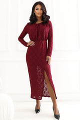 Evening dress model 232426 Rue Paris - red / one-size-fits-all