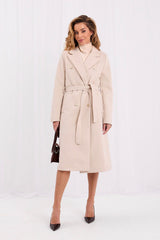 Coat model 232541 Factory Price - beige / M