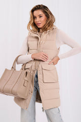 Gilet model 232549 Factory Price - beige / s
