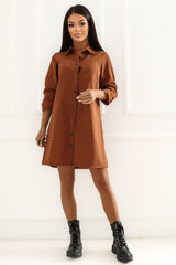 Daydress model 232556 Factory Price - brown / S/M