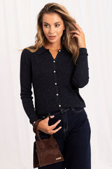 Cardigan model 232565 Factory Price - navy blue / one-size-fits-all