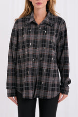 Long sleeve shirt model 232588 Italy Moda - black / one-size-fits-all