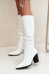 Heel boots model 232632 Step in style - white / 36