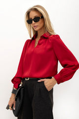Blouse model 232754 Italy Moda - red / s