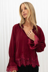 Blouse model 232757 Italy Moda - red / one-size-fits-all