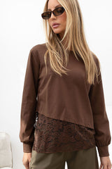 Blouse model 232762 Italy Moda - brown / one-size-fits-all