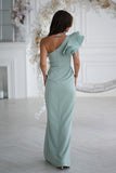  Long dress model 232802 Bicotone 