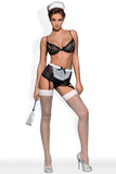 Five-Piece Seductive Maid Costume for Fun and Fantasy