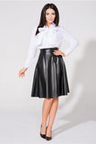 Elegant Bow Tie Blouse with Delicate Fabric and Collar