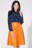 Elegant Bow-Tied Blouse with Delicate Fabric Design