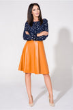 Elegant Blouse with Teardrop Detail and Bow Neckline