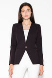 Sleek Slim-Fit Single Button Jacket for Any Occasion