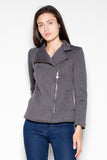 Decorative Pocket Ramoneska Jacket for Everyday Style
