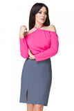 Delicate Neck-Tied Blouse with Pleated Sleeves