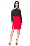 Elegant Tied Neck Blouse with Pleated Sleeves