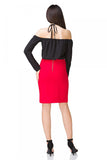 Elegant Tied Neck Blouse with Pleated Sleeves